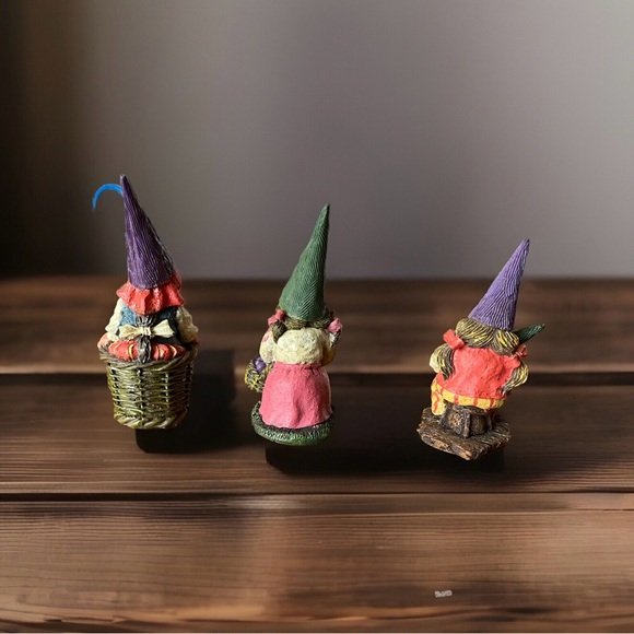 Mini Garden Gnomes Set 2.5” Tall Set Of 3 - Picture 3 of 5